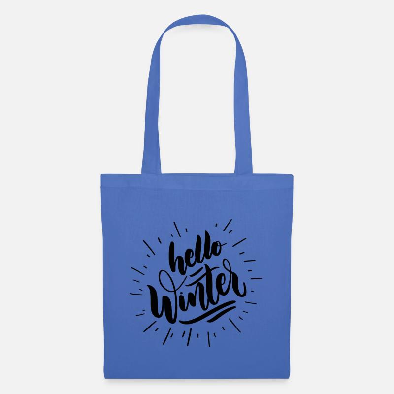 Hello winter - Stoffbeutel - Hellblau
