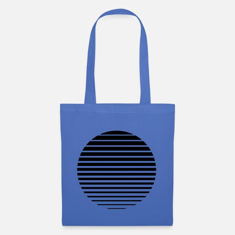 Retro Sonne - Stoffbeutel - Hellblau