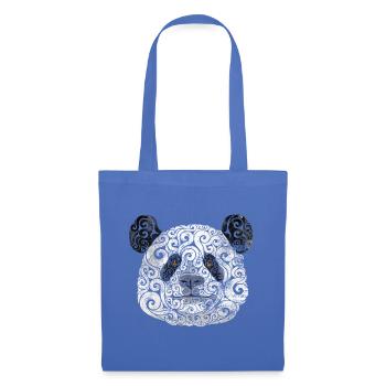 Swirly Panda - Stoffbeutel - Hellblau - Vorne