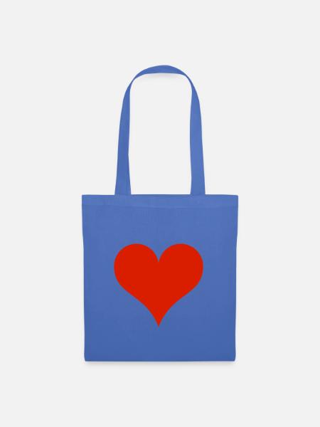 Heart Red - Stoffbeutel - Hellblau