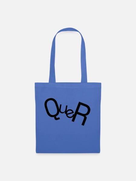 QUER - Stoffbeutel - Hellblau