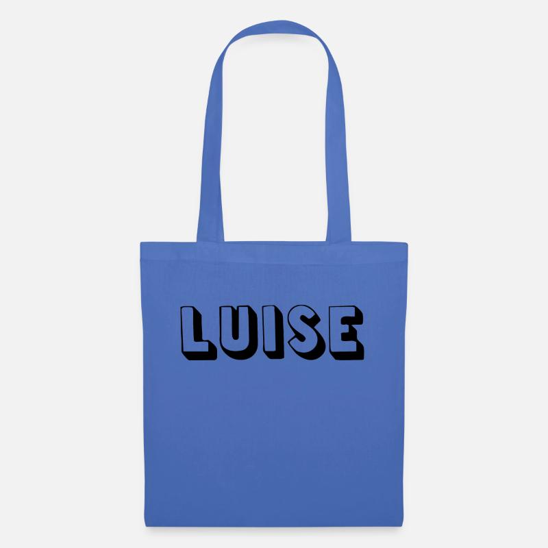 Name - Luise - Stoffbeutel - Hellblau