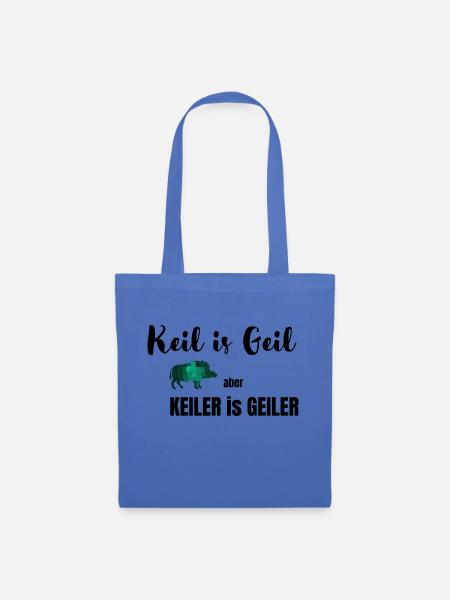Keil is Geil - Stoffbeutel - Hellblau