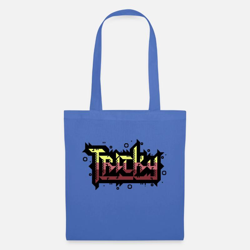 tricky PETSCII - Stoffbeutel - Hellblau
