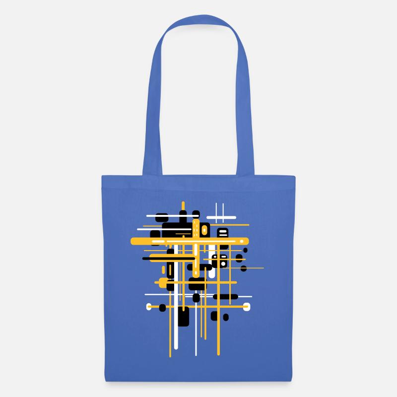 Bauhaus Construction Site - Pattern Abstract - Tote Bag - light blue