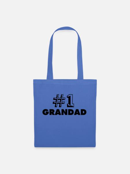 number one grandad - Stoffbeutel - Hellblau
