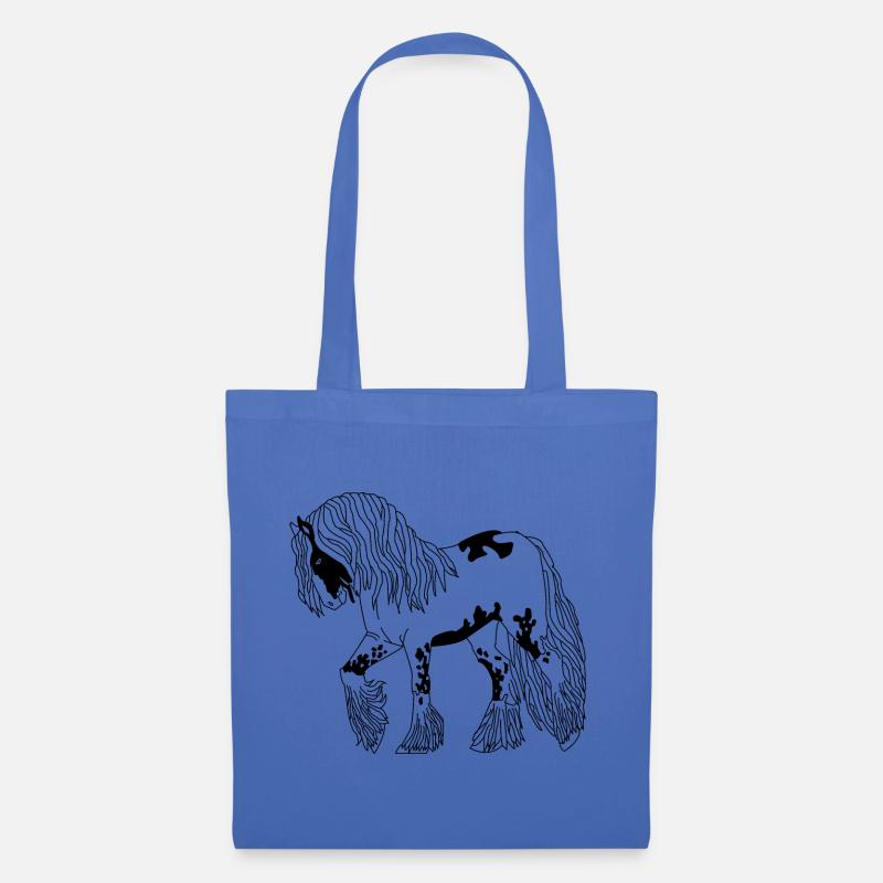 Tinker Liebe Pferd Pony - Stoffbeutel - Hellblau