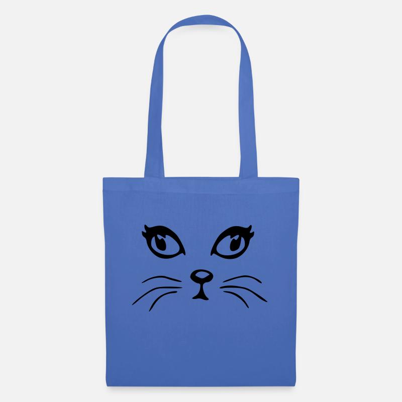 Pussy-cat Katze - Stoffbeutel - Hellblau