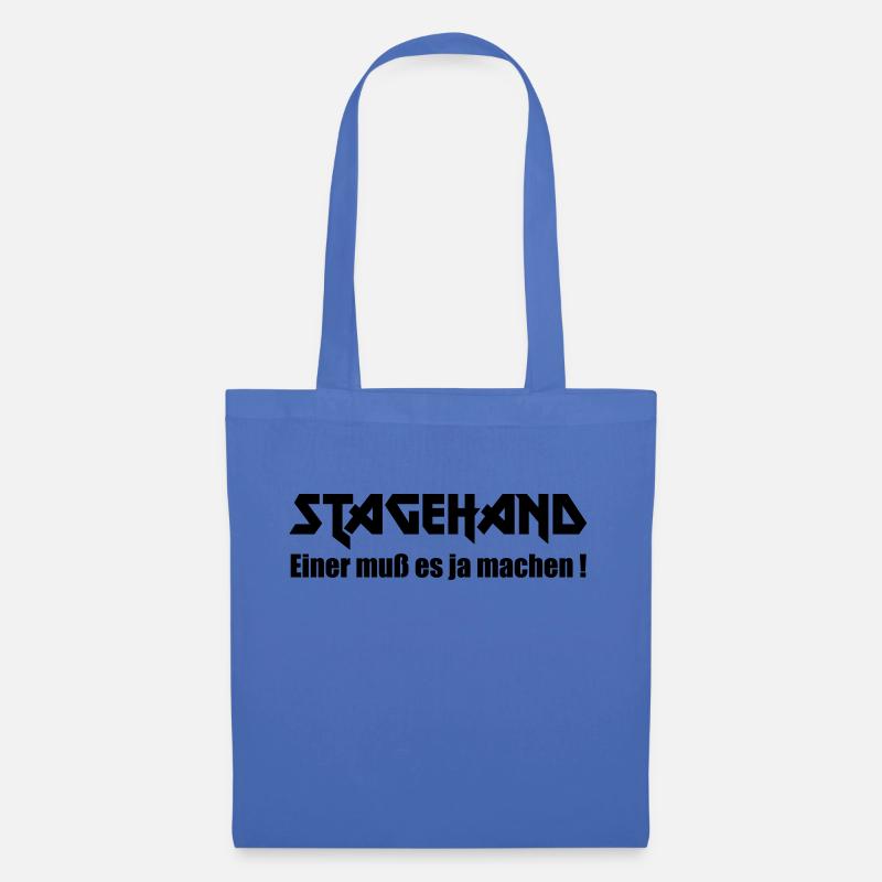 Stagehand Einer muss es ja machen - Stoffbeutel - Hellblau