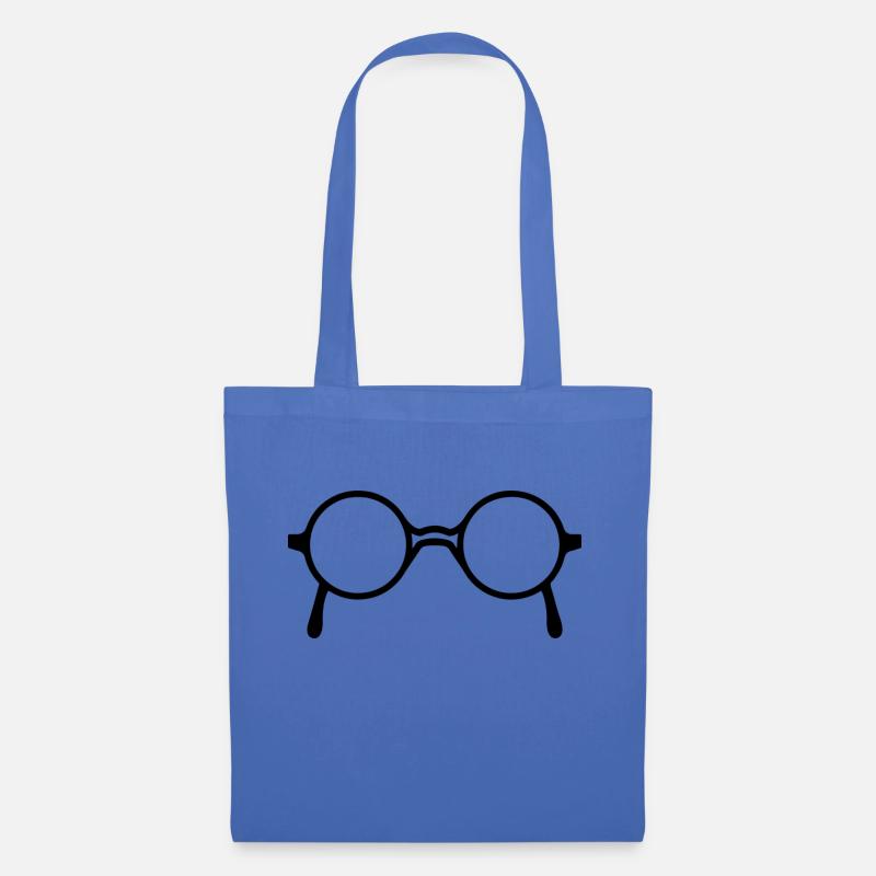 Brille - Stoffbeutel - Hellblau
