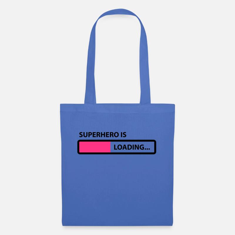 superhero is loading - Stoffbeutel - Hellblau