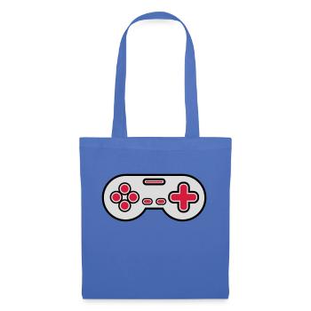 Alter Controller Retro Gamer - Stoffbeutel - Hellblau - Vorne