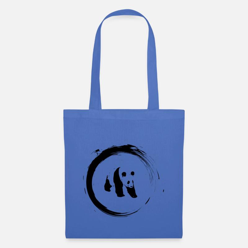Panda - Stoffbeutel - Hellblau