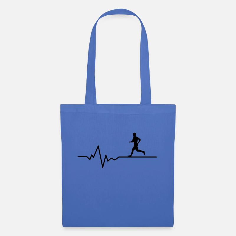 Jogger Puls - Stoffbeutel - Hellblau
