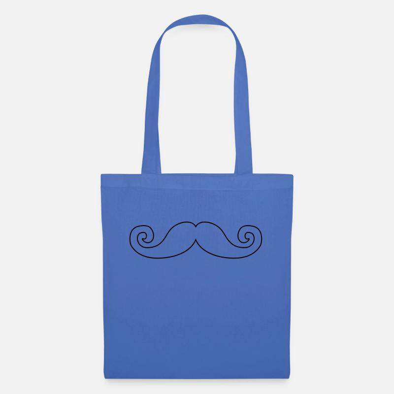 Moustache - Stoffbeutel - Hellblau