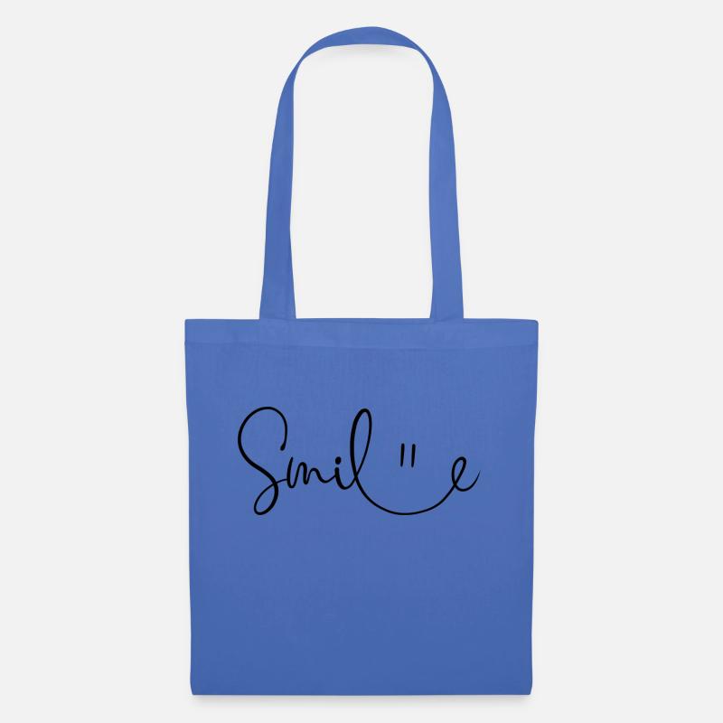 Smile - Stoffbeutel - Hellblau