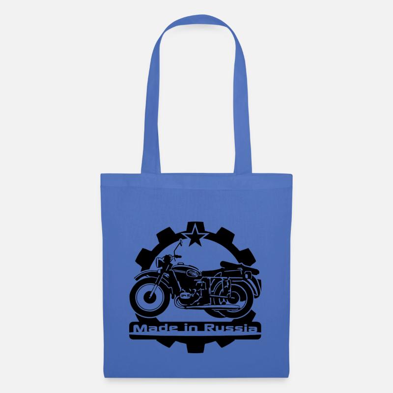 Motorrad Ural Gespann - Stoffbeutel - Hellblau