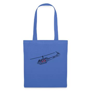 Bell UH1D - SAR / Notarzt - Stoffbeutel - Hellblau - Vorne