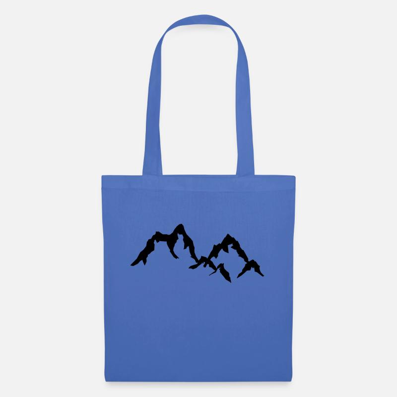 Berge - Stoffbeutel - Hellblau