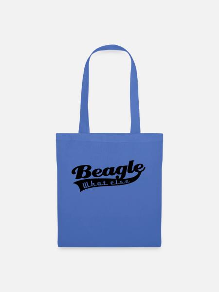 Beagle - Stoffbeutel - Hellblau
