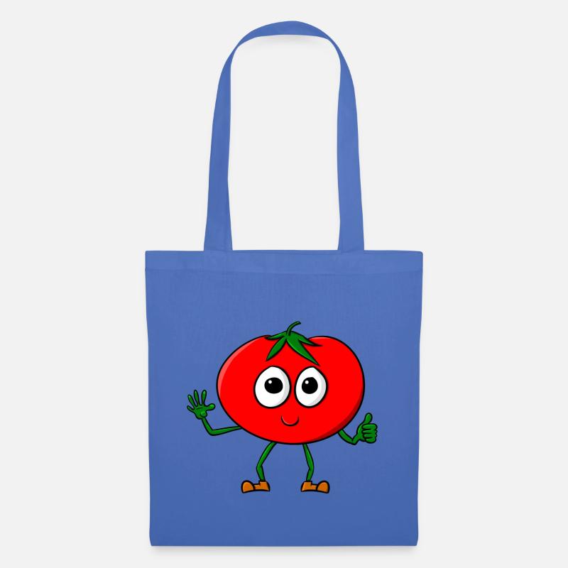Tomate Comic - Stoffbeutel - Hellblau