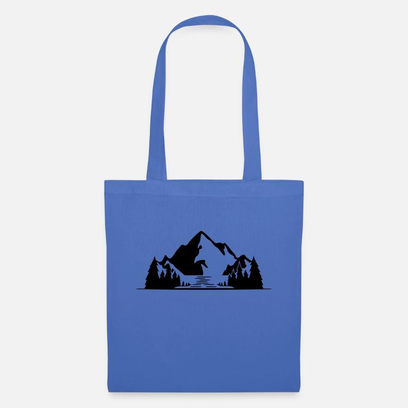 Berge - Stoffbeutel - Hellblau