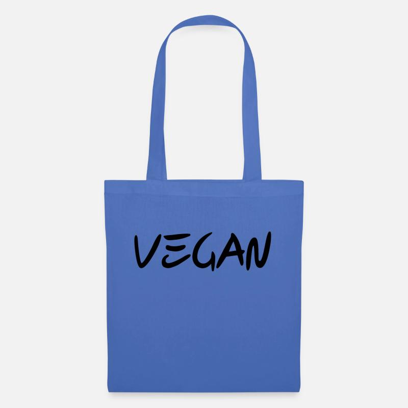 VEGAN - Animal rights - Bio - Stoffbeutel - Hellblau