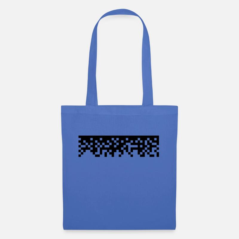 Pixel - Stoffbeutel - Hellblau