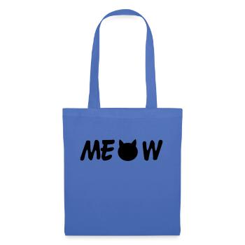 Meow - Stoffbeutel - Hellblau - Vorne