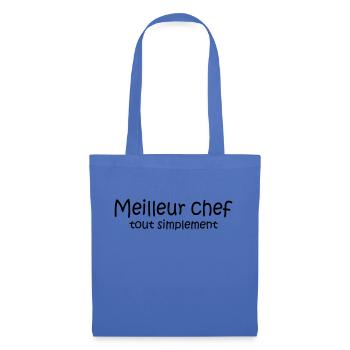 Meilleur chef tout simplement - Tote Bag - light blue - Front