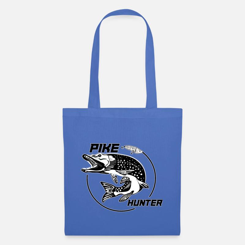 Pike, pike hunter - Tote Bag - light blue