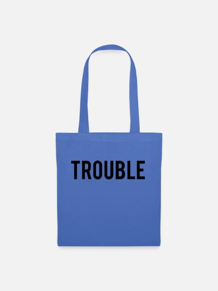 Double Trouble - Stoffbeutel - Hellblau