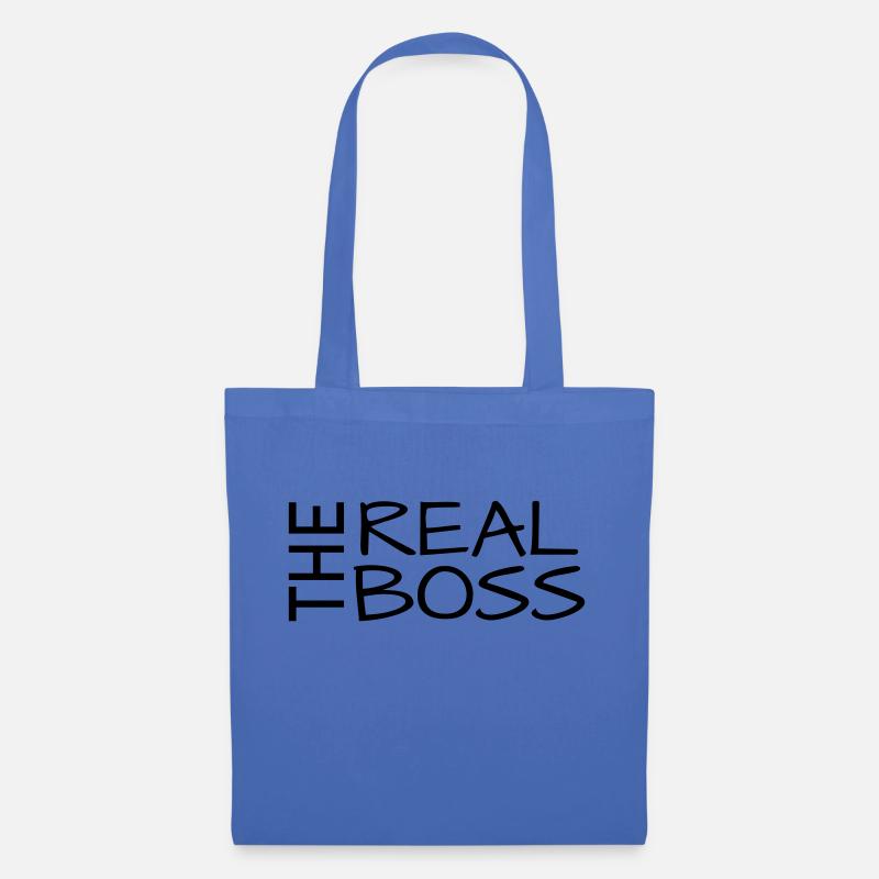 the real boss - Stoffbeutel - Hellblau