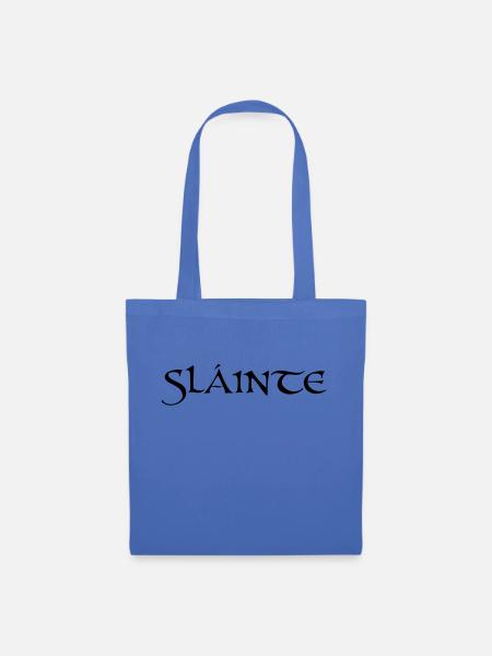 Slainte text de - Stoffbeutel - Hellblau