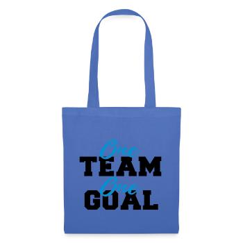 Objectif de travail d'équipe Sport Objectif d'équipe - Sac en tissu - bleu pâle - Devant