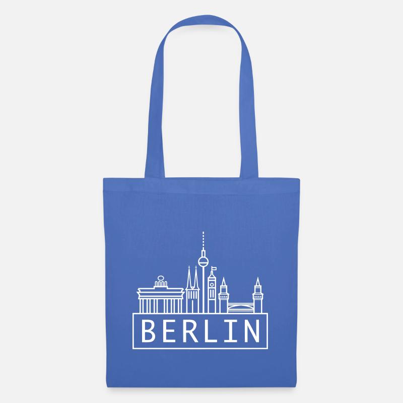 Berlin - Stoffbeutel - Hellblau
