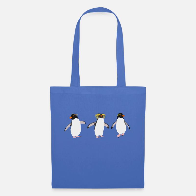 Pinguine Rockspringen (Trio) - Stoffbeutel - Hellblau