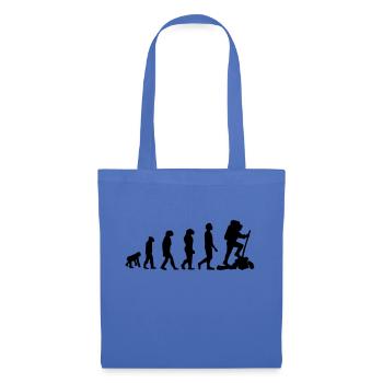 Évolution du vagabond - Sac en tissu - bleu pâle - Devant