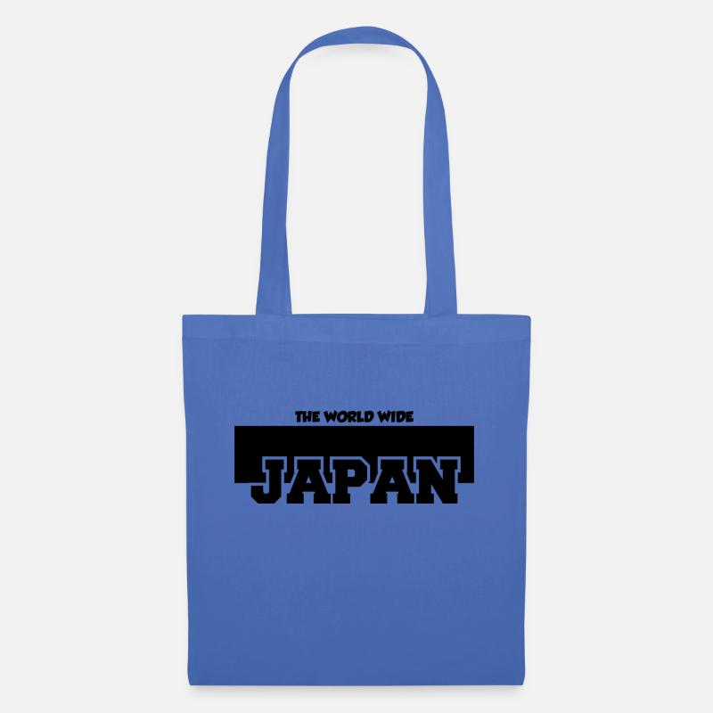 Japan Minimale Typografie - Stoffbeutel - Hellblau