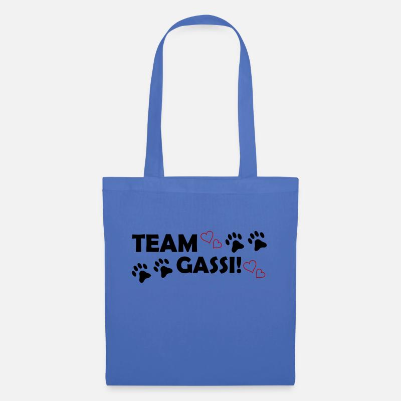 Team Gassi - Stoffbeutel - Hellblau