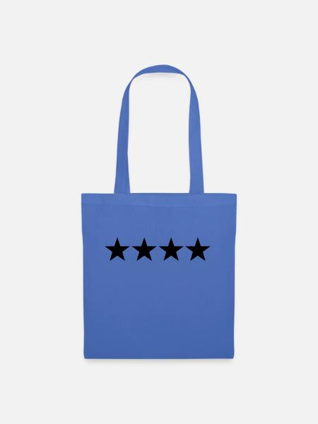 4-Sterne-Allgemeine - Stoffbeutel - Hellblau