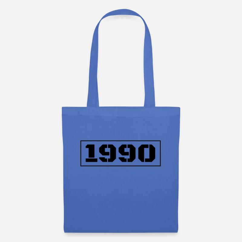 1990 black - Stoffbeutel - Hellblau
