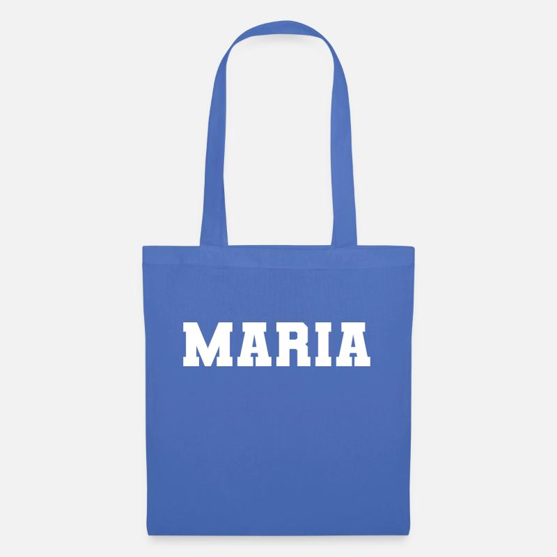 Name - Maria - Stoffbeutel - Hellblau