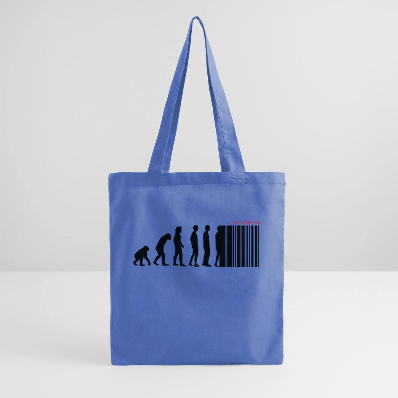 DARWIN - EVOLUTION SOCIETE - CODE BARRE Sac en tissu