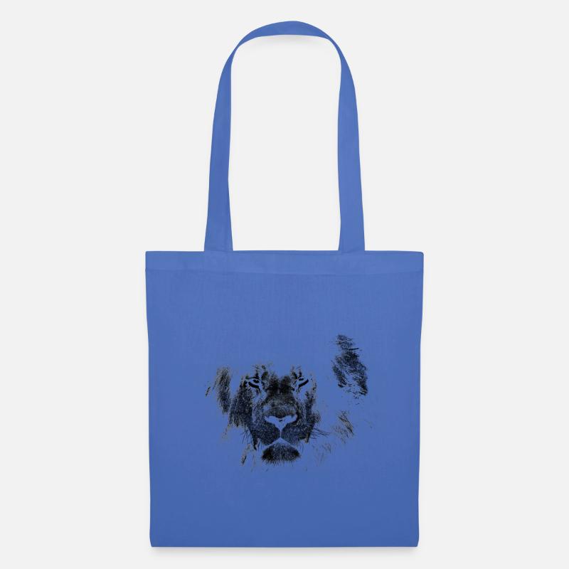 Löwe - Stoffbeutel - Hellblau