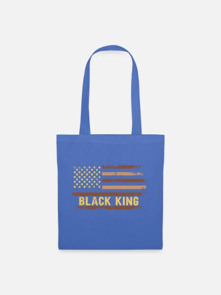 Black King - Stoffbeutel - Hellblau