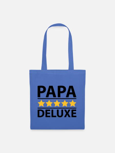Papa Deluxe - Stoffbeutel - Hellblau