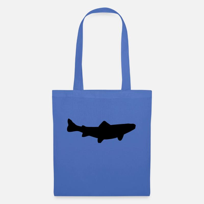 Bachforelle - Fisch - Fish - Stoffbeutel - Hellblau