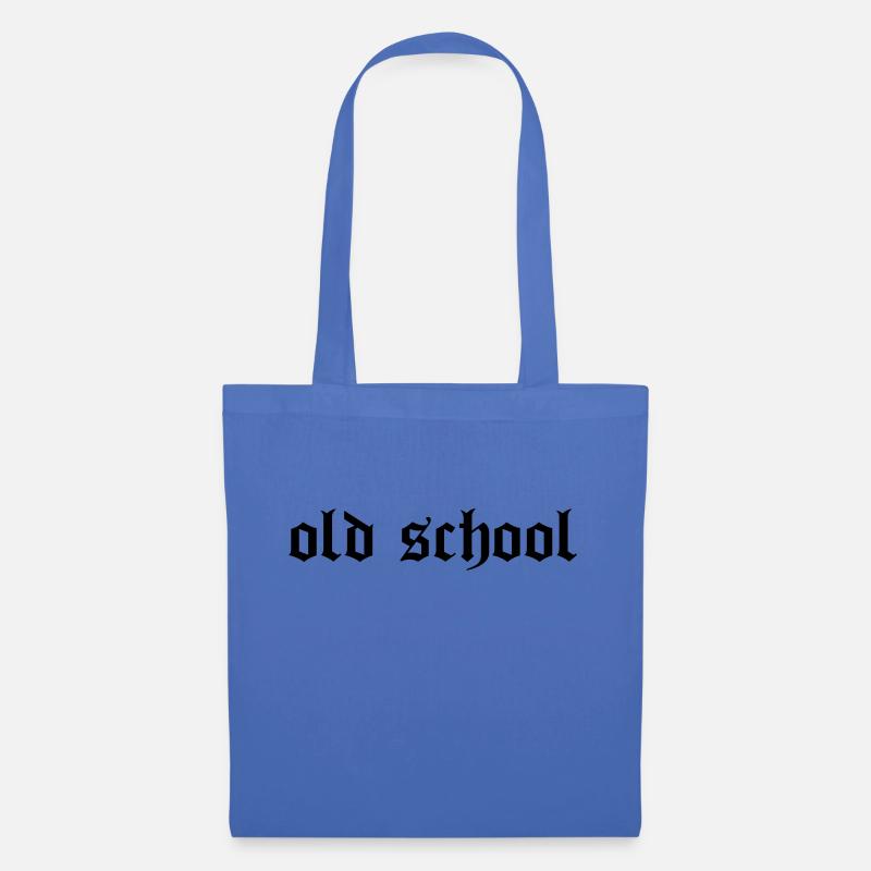 "Old School" - Stoffbeutel - Hellblau