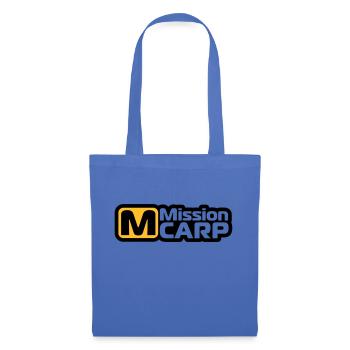 Pêche, carpe, poisson, carpe de mission - Sac en tissu - bleu pâle - Devant